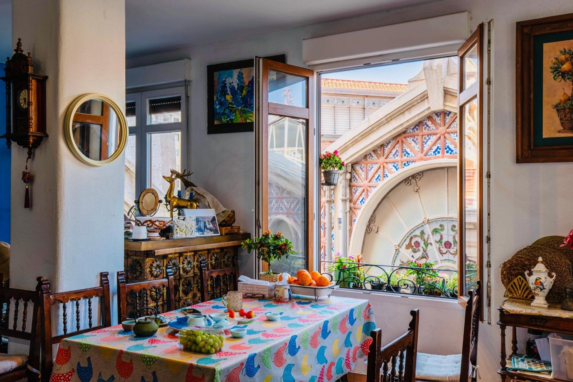 Mirador 2 Del Mercado Central - Habitacion Con Bano Privado En El Centro De La Ciudad Vella Valencia Exteriör bild